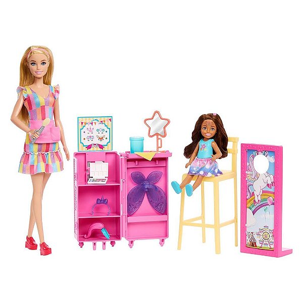 Boneca Mattel Barbie Barbie Carnival Face Painting Oficial