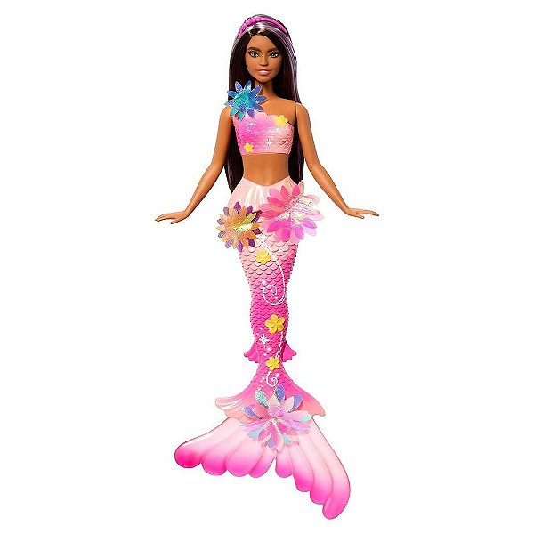 Boneca Mattel Barbie Barbie Blooming Feature Mermaid Oficial