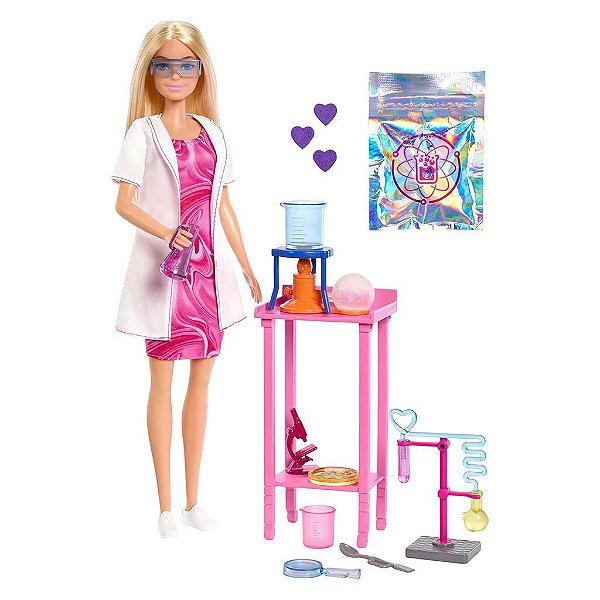 Boneca Mattel Barbie Barbie Laboratory Carreer Scientist Oficial