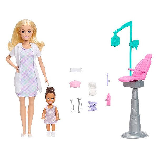 Boneca Mattel Barbie Barbie Redesigh Dentist Oficial