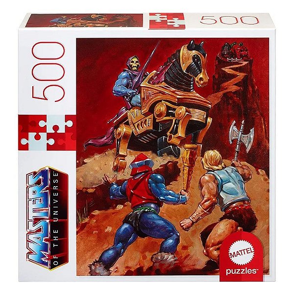 Action Figure Mattel Mattel Puzzle Master The Universe Skeletor & He Oficial