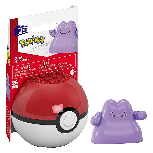 Action Figure Mattel Pokeball Pokeball Ditto Oficial