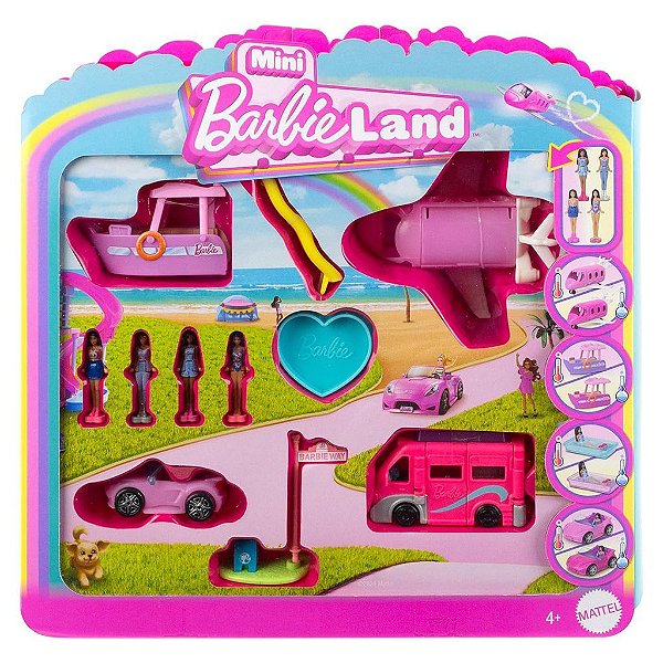 Boneca Mattel Barbie Mini Barbieland Set Boys And Girls Oficial
