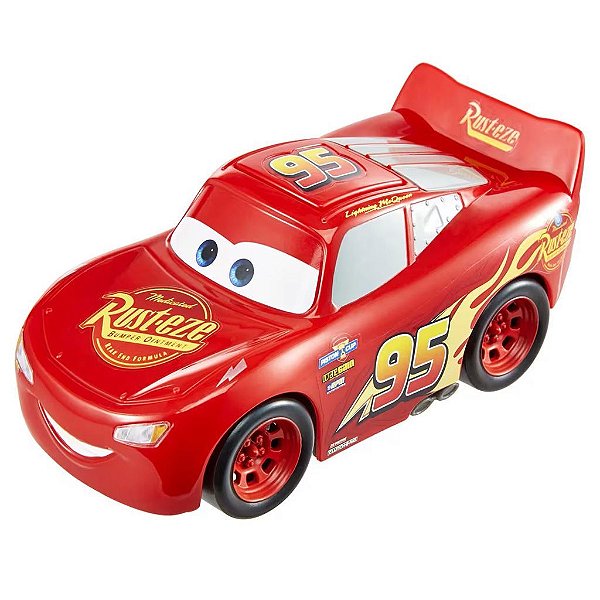 Boneca Mattel Disney Pixar Mc Queen Race Talkers Lighning Oficial