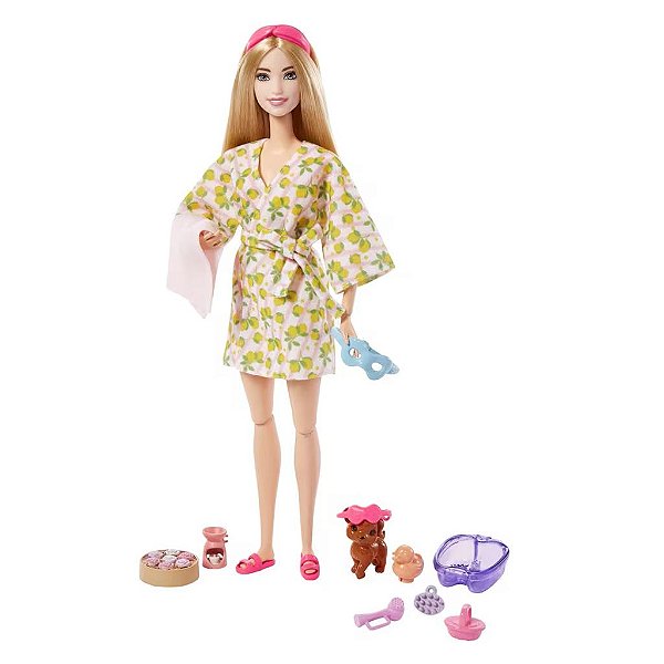 Boneca Mattel Barbie Barbie Wellness Spa And Acc Oficial