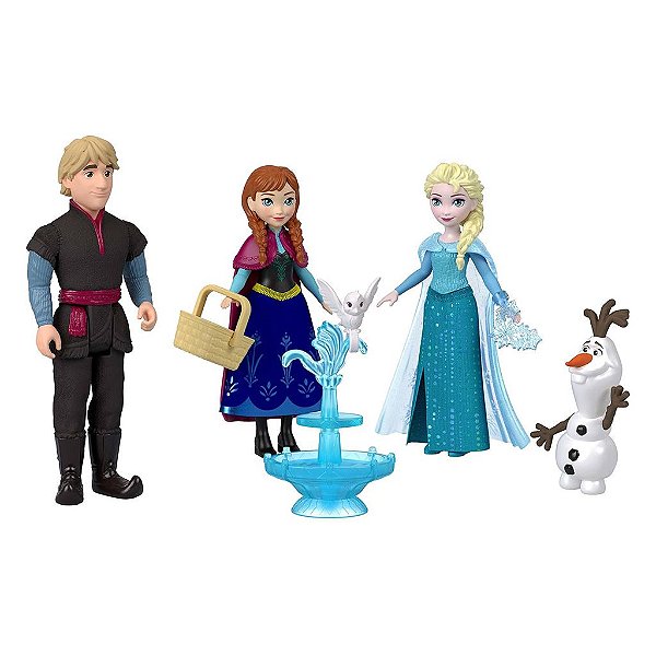 Boneca Mattel Disney Frozen Anna & Elsa Character Set Oficial