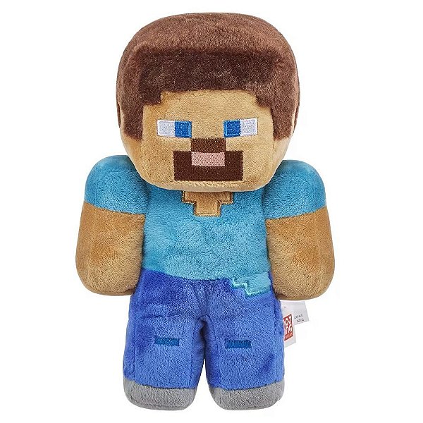 Pelúcia Mattel Minecraft 8 Minecraft Steve Oficial