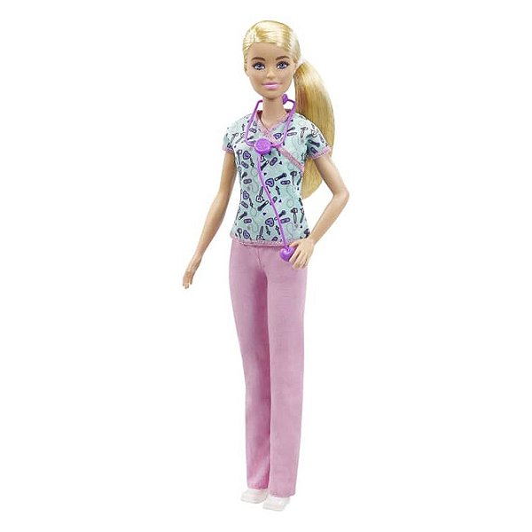 Boneca Mattel Barbie Barbie Core Carrer Nurse Oficial