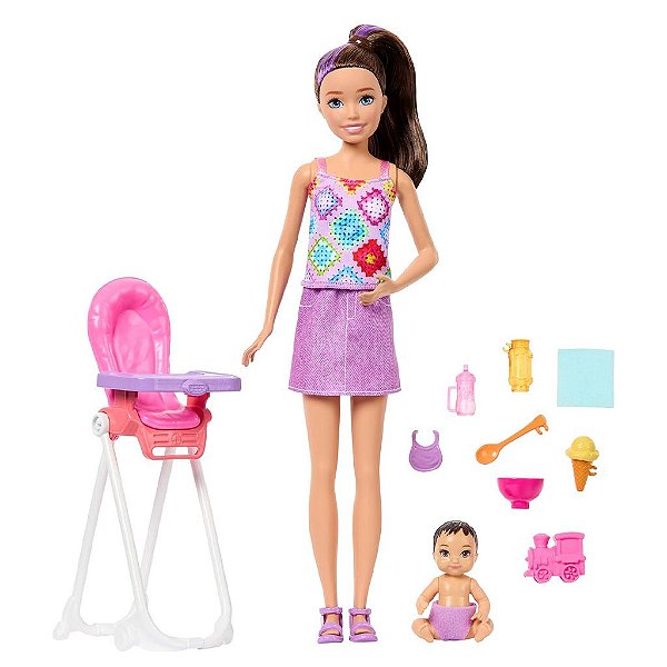 Boneca Mattel Barbie Barbie Skipper Babysisters Oficial