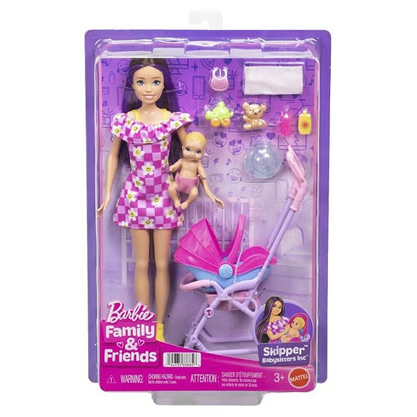 Boneca Mattel Barbie Barbie Skipper Babysisters Oficial
