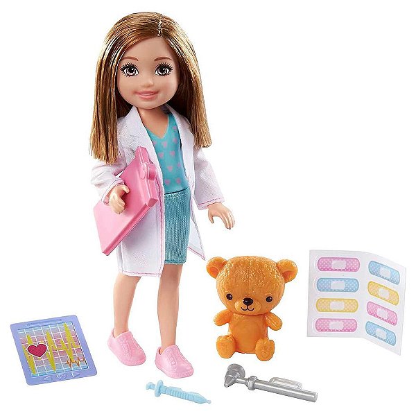 Boneca Mattel Barbie Barbie Chelsea Can Be Medicina Oficial