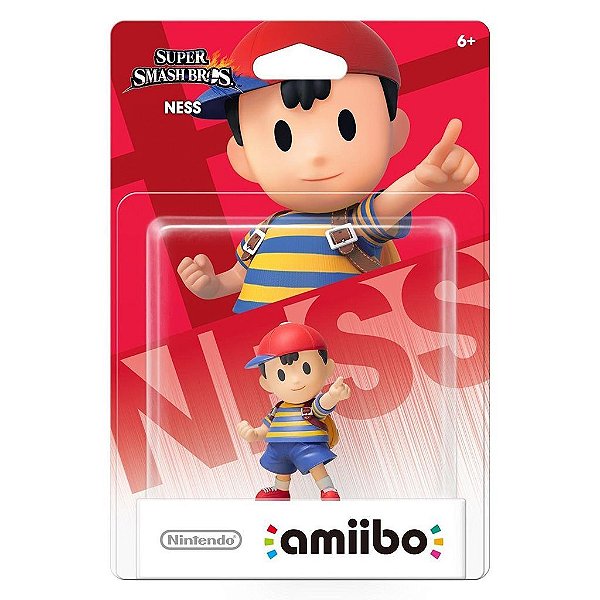 amiibo Super Smash Bros. Ness nº 34 Nintendo Figure NFC Oficial