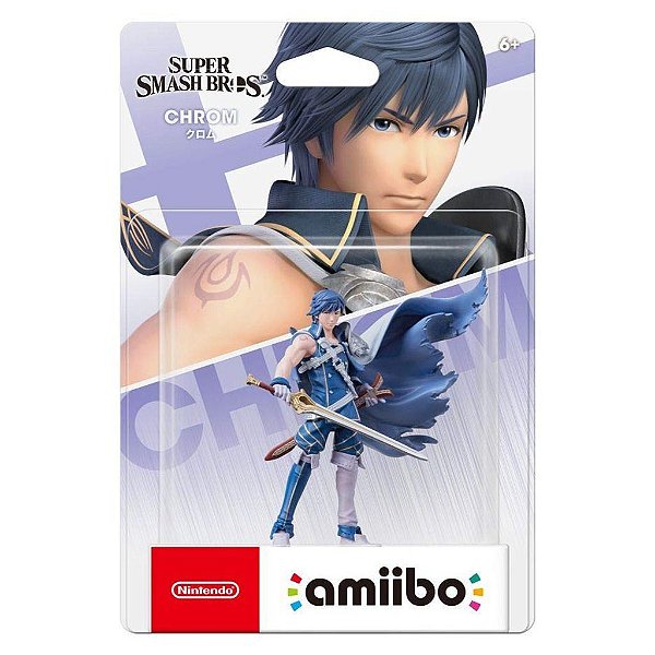 amiibo Super Smash Bros. Chrom Nintendo Figure NFC Oficial