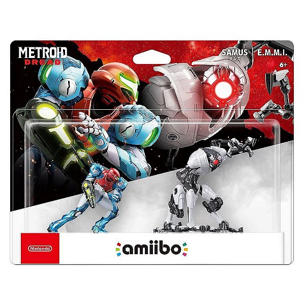 amiibo Metroid Samus And E.M.M.I. 2Pack Nintendo Figure NFC Oficial