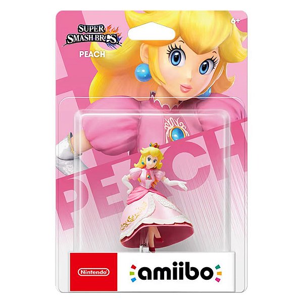 amiibo Super Smash Bros. Peach nº 2 Nintendo Figure NFC Oficial