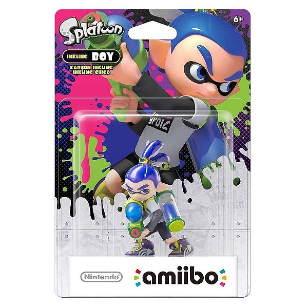amiibo Splatoon Inkling Boy Nintendo Figure NFC Oficial