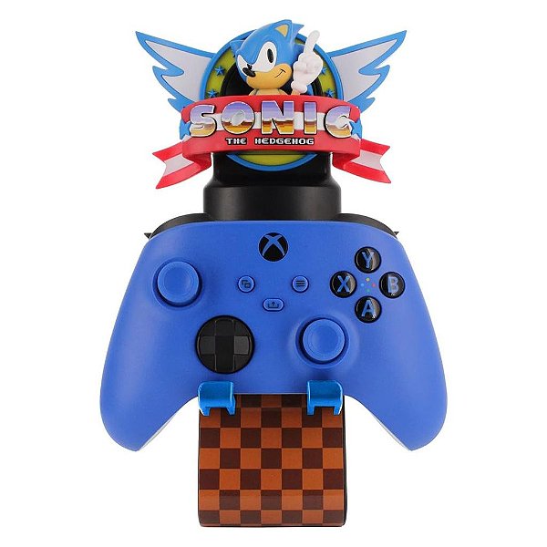 Suporte Cable Guys Sonic Classic Sonic the Hedgehog para Controle e Celular Exquisite Gaming