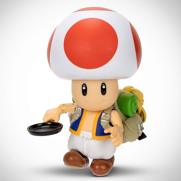 Action Figure Jakks Super Mario Movie Toad 5" Oficial