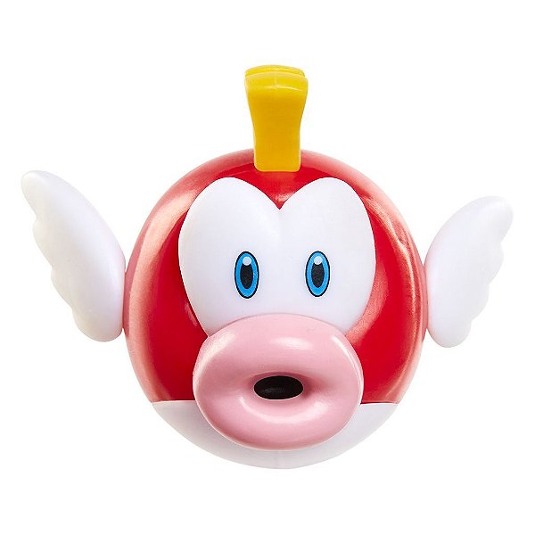Action Figure Jakks Super Mario Cheep Cheep 2.5" Oficial