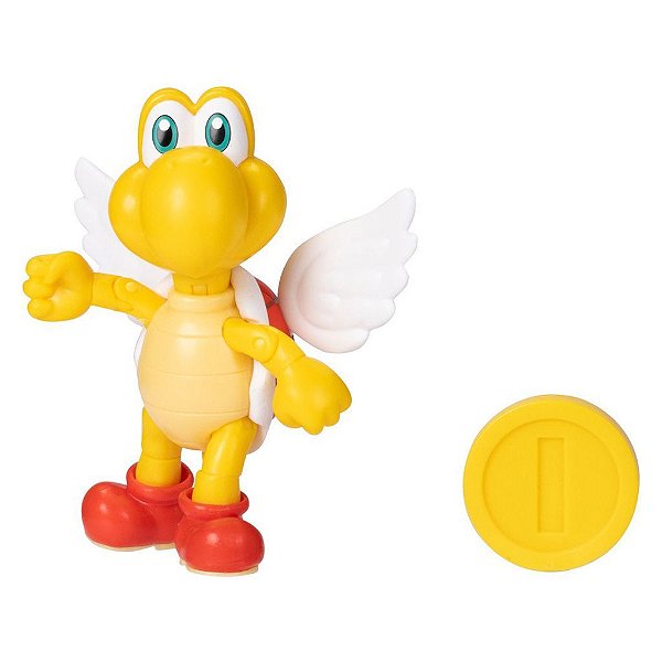 Action Figure Jakks Super Mario Koopa Paratroopa 4" Oficial