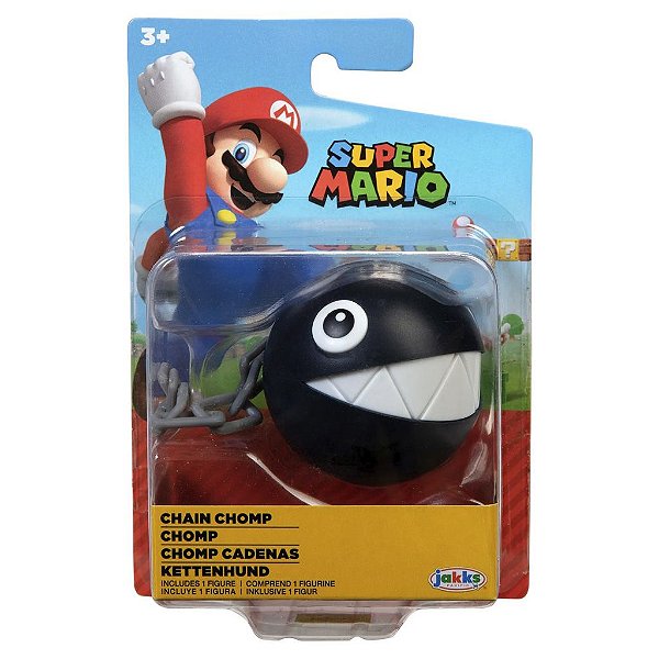 Action Figure Jakks Mario Kart Chain Chomp 2.5" Oficial