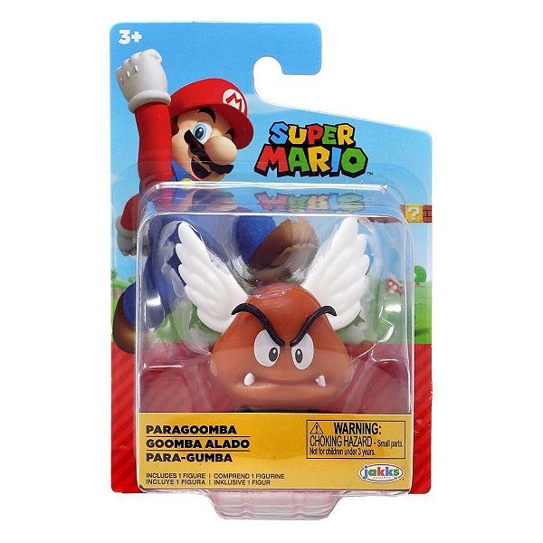 Action Figure Jakks Super Mario Paragoomba 2.5" Oficial