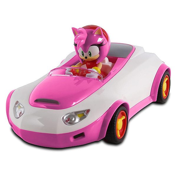 Carrinho de Fricção Jakks Sonic the Hedgehog Amy Oficial