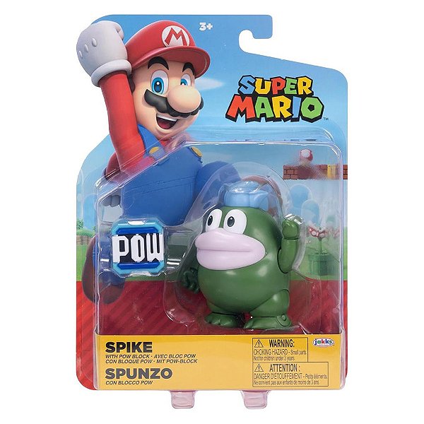 Action Figure Jakks Super Mario Spike 2.5" Oficial