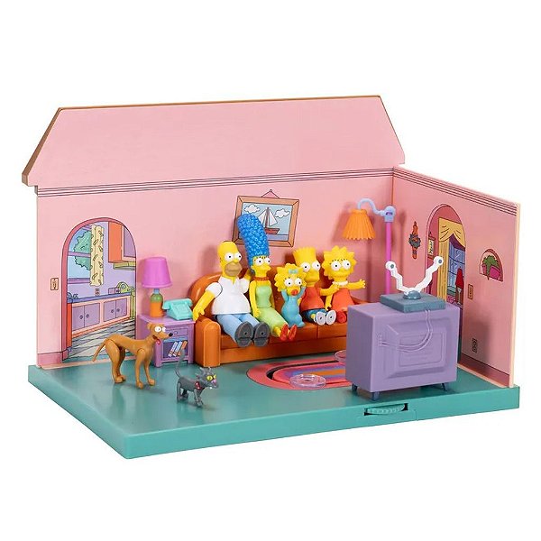 Diorama Jakks Os Simpsons Casa dos Simpsons Oficial
