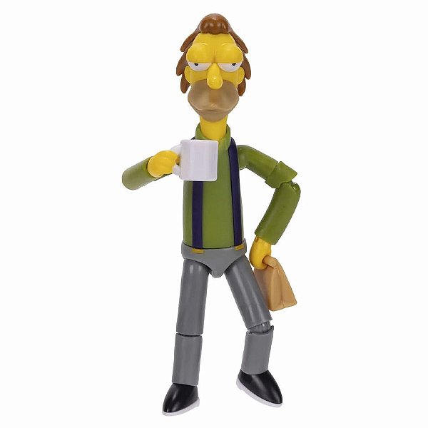 Action Figure Jakks Os Simpsons Lenny 5" Oficial