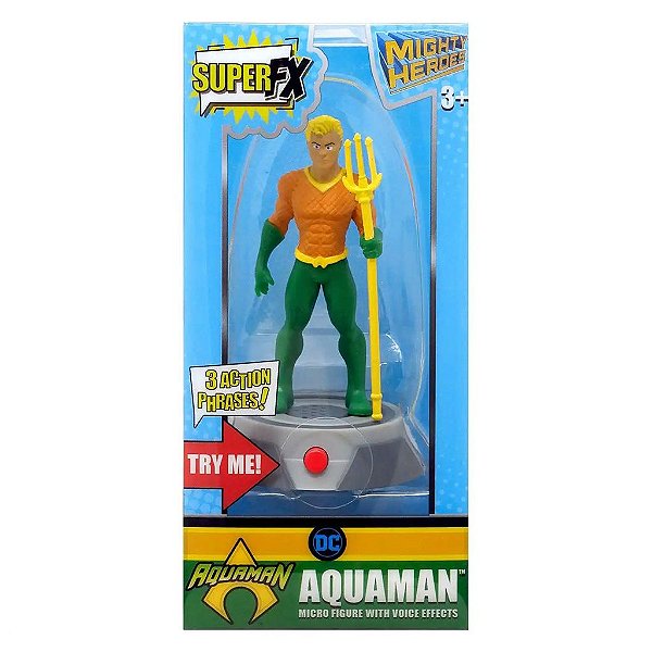 Action Figure Jakks DC Comics Aquaman 2.5" Oficial