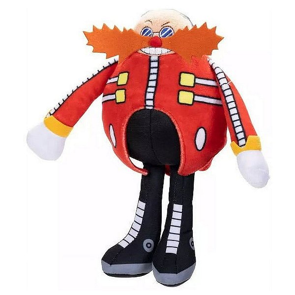 Pelúcia Jakks Sonic the Hedgehog Dr. Eggman Oficial