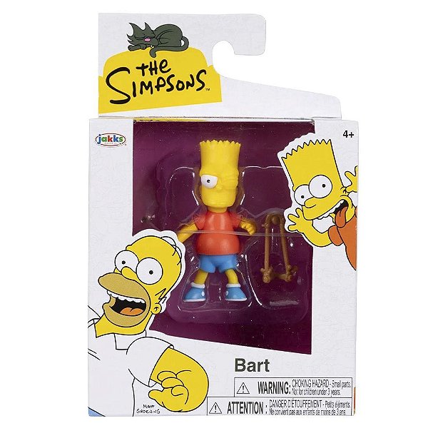 Action Figure Jakks Os Simpsons Bart Simpson 5" Oficial