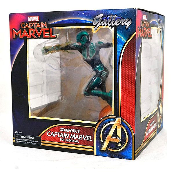 Estátua Diamond Select Marvel Capitã Marvel Starforce Oficial