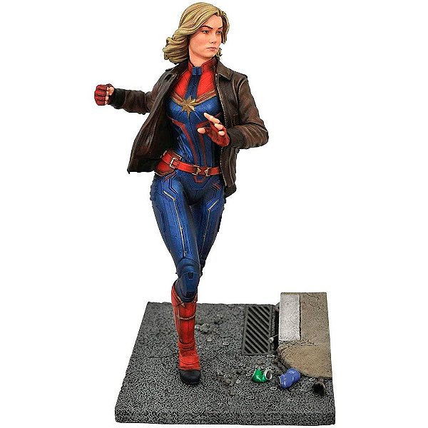 Estátua Diamond Select Premier Collection Marvel Capitã Marvel Oficial