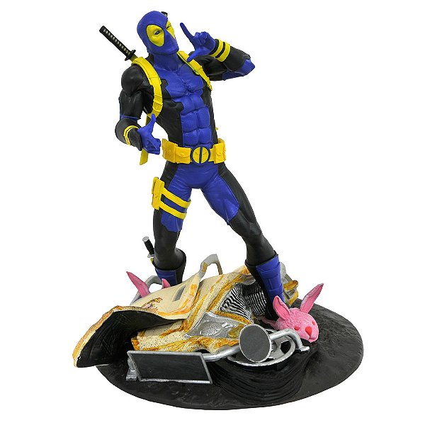 Estátua Diamond Select Marvel Deadpool X-Men Outfit Oficial