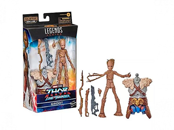 Action Figure Hasbro Marvel Legends Thor: Love and Thunder Groot 15 cm Oficial Licenciada