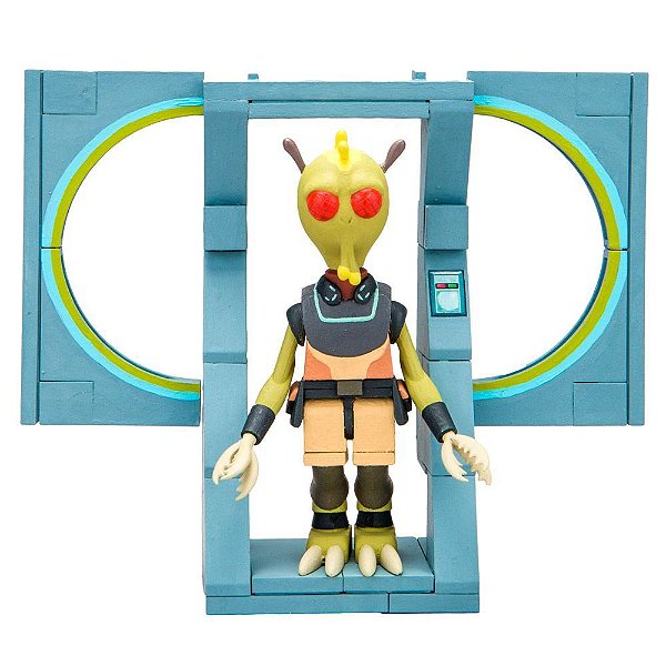Kit de Montar McFarlane Toys Rick and Morty The Discreet Assassin 54 Peças Micro Set Oficial