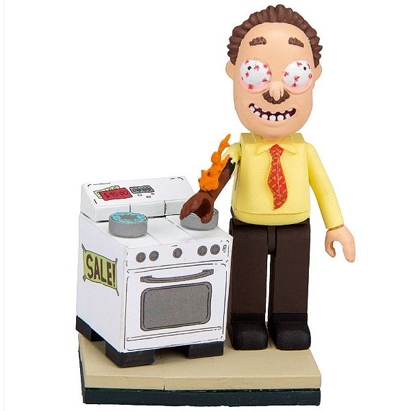 Kit de Montar McFarlane Toys Rick and Morty Ants In My Eyes Johnson's Electronics 54 Peças Oficial