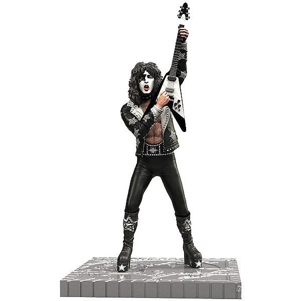 Estátua KnuckleBonz Rock Iconz KISS Paul Stanley 21,5 cm Escala 1:9 Edição Limitada Numerada à Mão