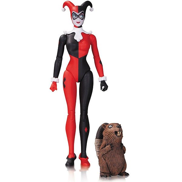 Estátua DC Collectibles Arlequina DC Designer Series por Amanda Conner 17 cm Edição Limitada Oficial