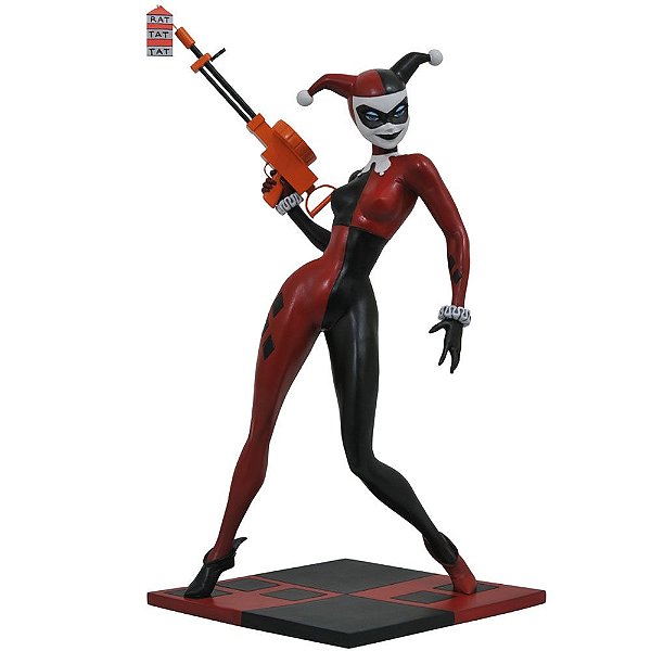 Estátua DC Collectibles Arlequina Batman: The Animated Series Premiere Collection por Clayburn Moore