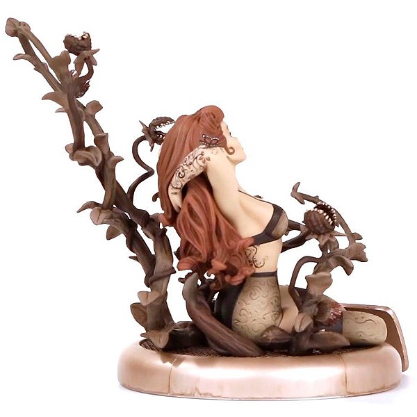 Estátua DC Collectibles Hera Venenosa DC Bombshells por Ant Lucia 27 cm Edição Limitada Numerada