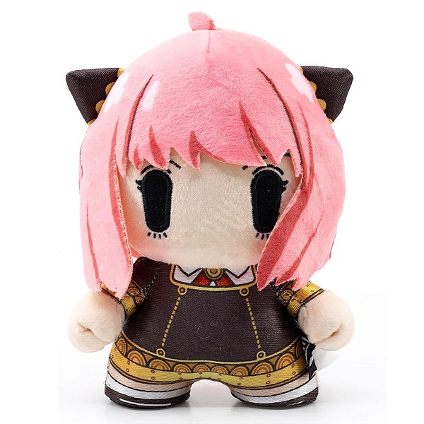 Pelúcia YuMe DZNR Spy × Family Anya Forger 18 cm Operation Strix Edition Colecionável Oficial