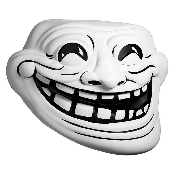 Figure Colecionável Youtooz Meme Troll Face 10-12 cm Vinil Numerada Edição Limitada Sem Reposição
