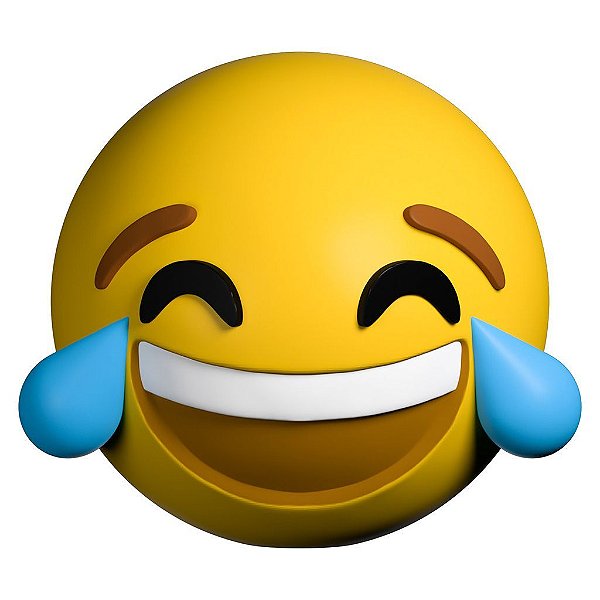 Figure Colecionável Youtooz Emoji Emoji LOL 10-12 cm Vinil Numerada Edição Limitada Sem Reposição