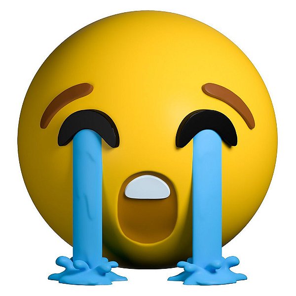 Figure Colecionável Youtooz Emoji Emoji Chorando 10-12 cm Vinil Numerada Edição Limitada Oficial