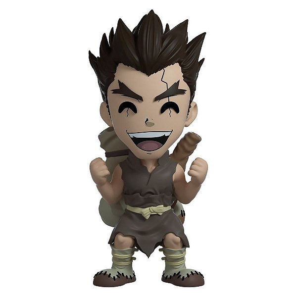 Figure Colecionável Youtooz Dr. Stone Taiju Oki 10-12 cm Vinil Numerada Edição Limitada Oficial