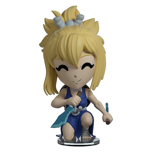 Figure Colecionável Youtooz Dr. Stone Kohaku 10-12 cm Vinil Numerada Edição Limitada Sem Reposição