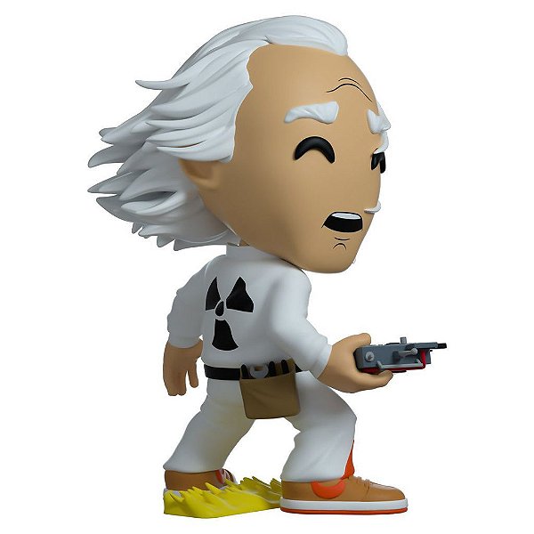 Figure Colecionável Youtooz De Volta para o Futuro Doc Brown 10-12 cm Vinil Numerada Edição Limitada